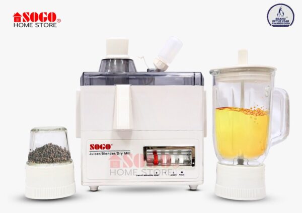 Sogo Deluxe 3 in 1 Juicer Blender & Dry Mill (JPN-522)