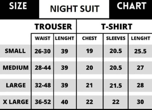 White Avocado Printed Half Sleeves Round Neck T-Shirt and Pajama Night Suit For Women - Image 2