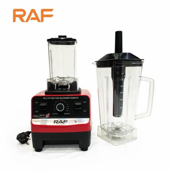 RAF 2-in-1 Electric Blender R.2809 – Unbreakable 2.0L Jug & Grinder – 2400w - Image 2