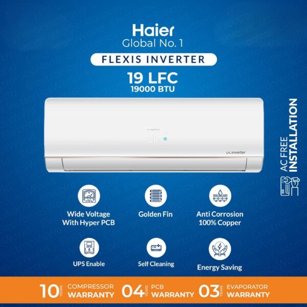 Haier 1.5 Ton DC Inverter Air Conditioner Cool Only HSU-19LF