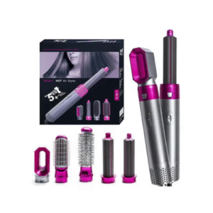 5 in 1 Hot Air Brush Hair Curler Styler Set