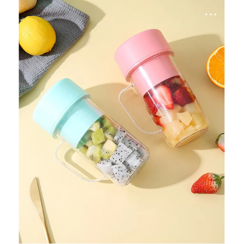 Portable Juicer Cup With Straw-500ml-6 Blades - Image 8